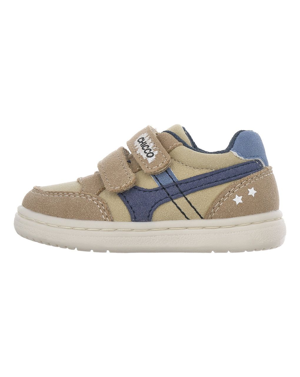 Chicco - scarpa grost bimbo doppio strappo marrone