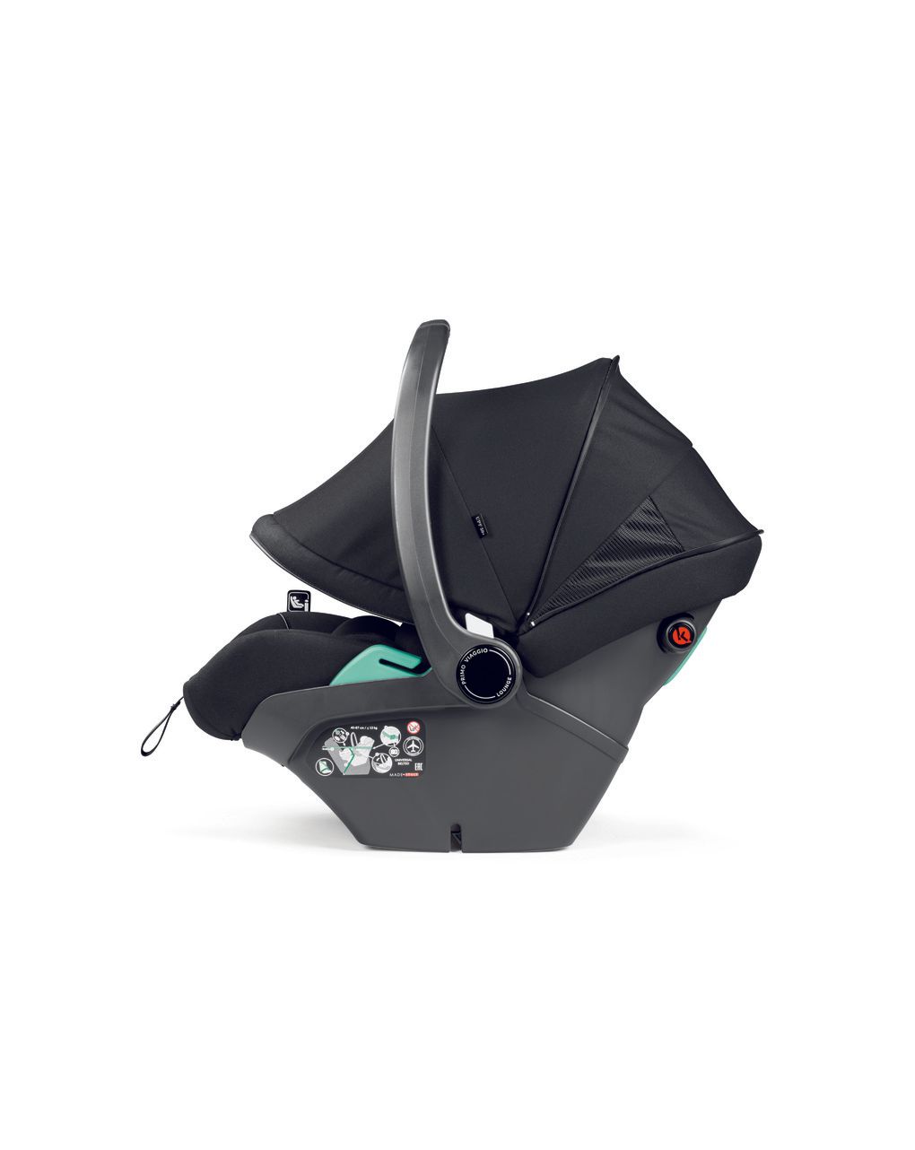Seggiolino auto reclinabile primo viaggio lounge - true black - peg