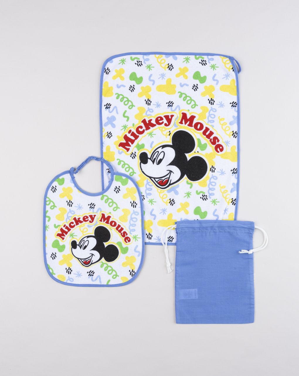 Set asilo bimbo mickey mouse turchese