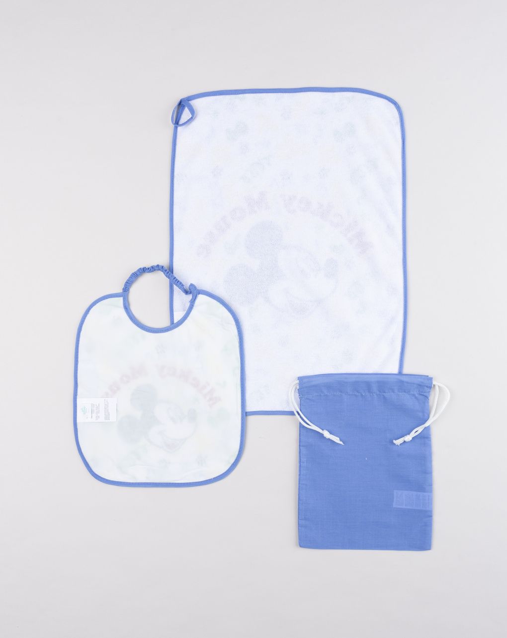 Set asilo bimbo mickey mouse turchese