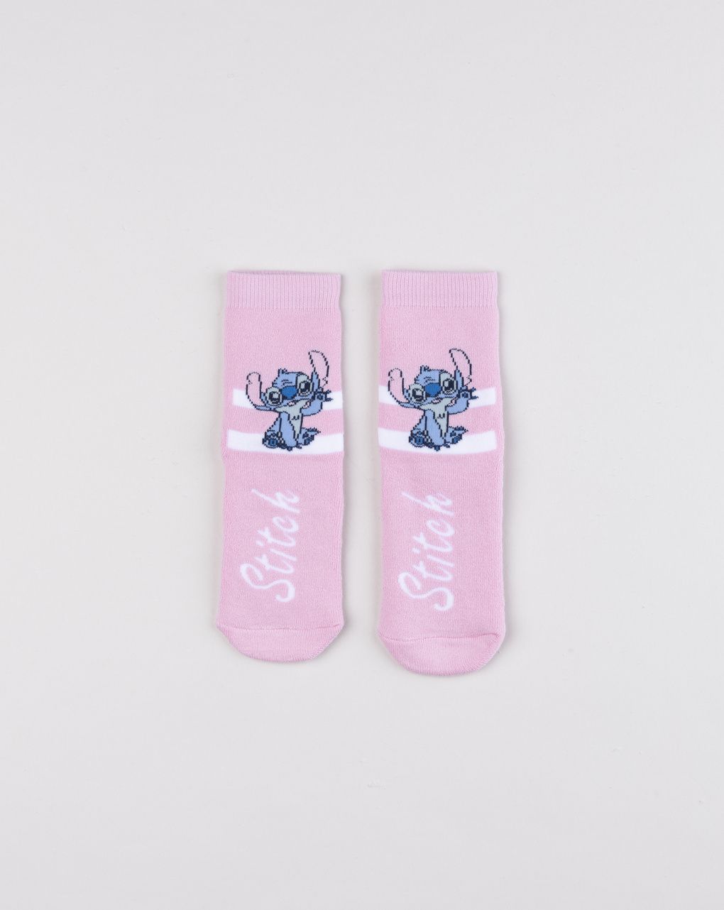 Calze corte bimba stitch rosa