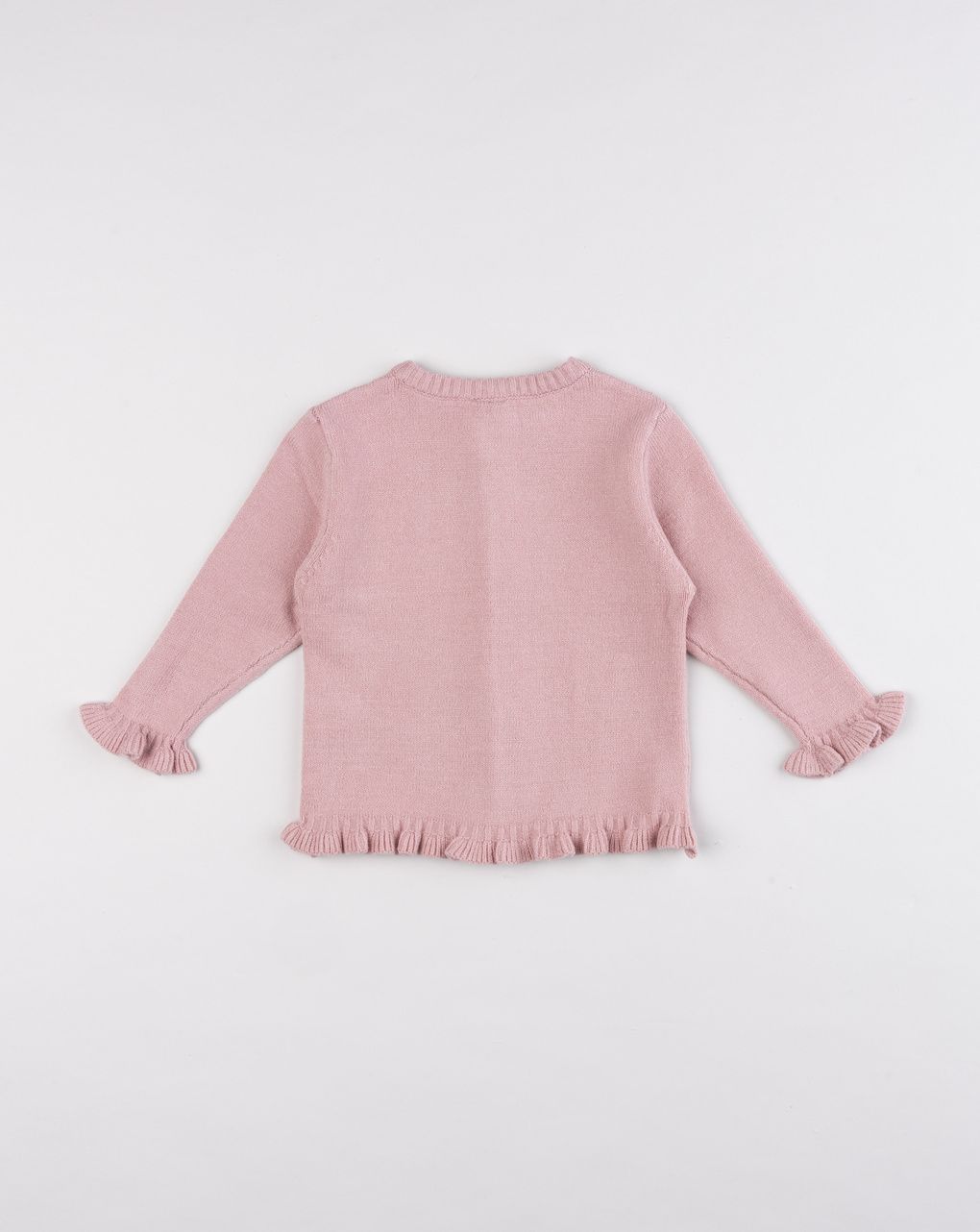 Cardigan bimba heart rosa