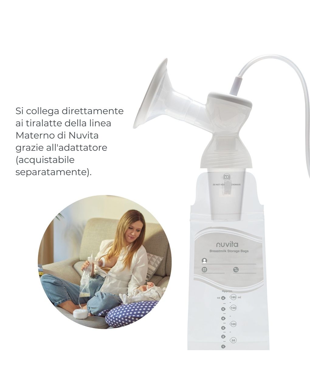 Sacchetti per la conservazione del latte materno - 1253 - nuvita