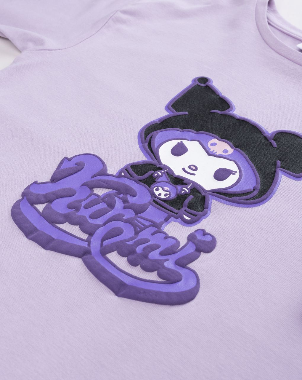T-shirt maniche lunghe bambina kuromi lilla