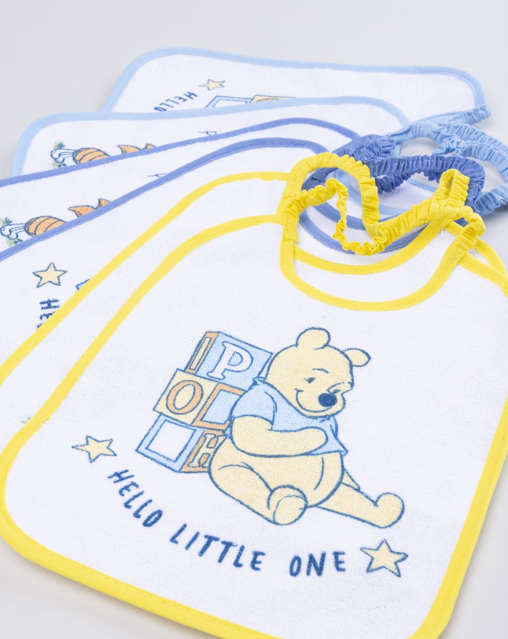 Pack 6 bavaglini bimbo winnie the pooh multicolor