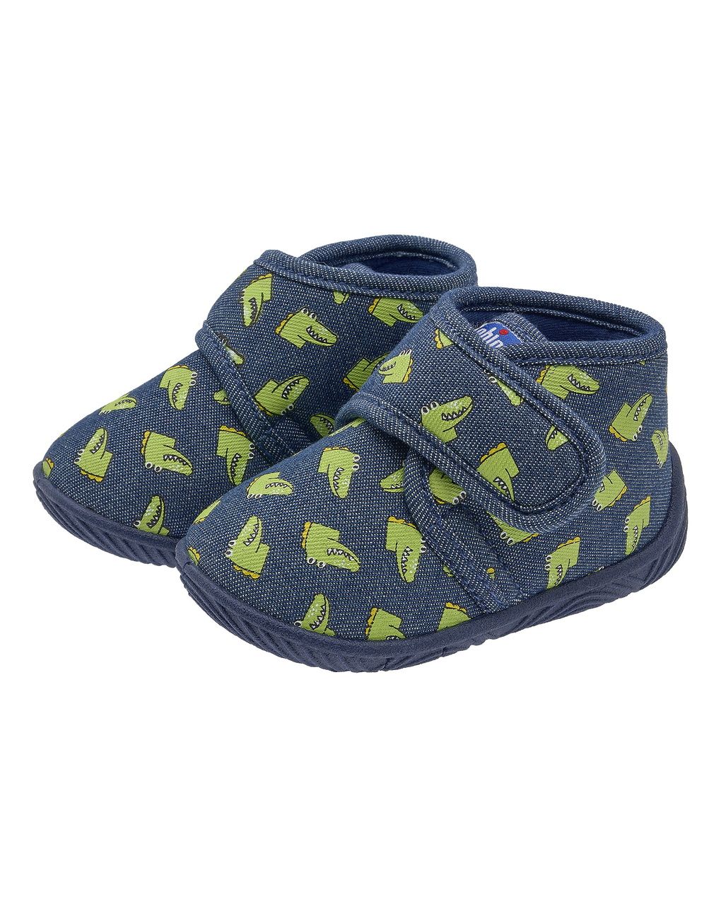 Chicco - scarpa asilo bambino timbal blu coccodrilli allover