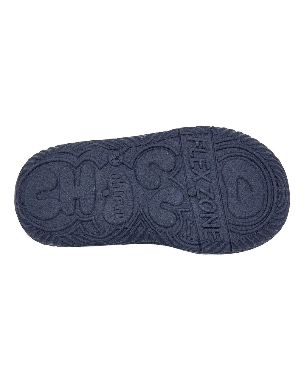 Chicco - scarpa asilo bambino timbal blu coccodrilli allover