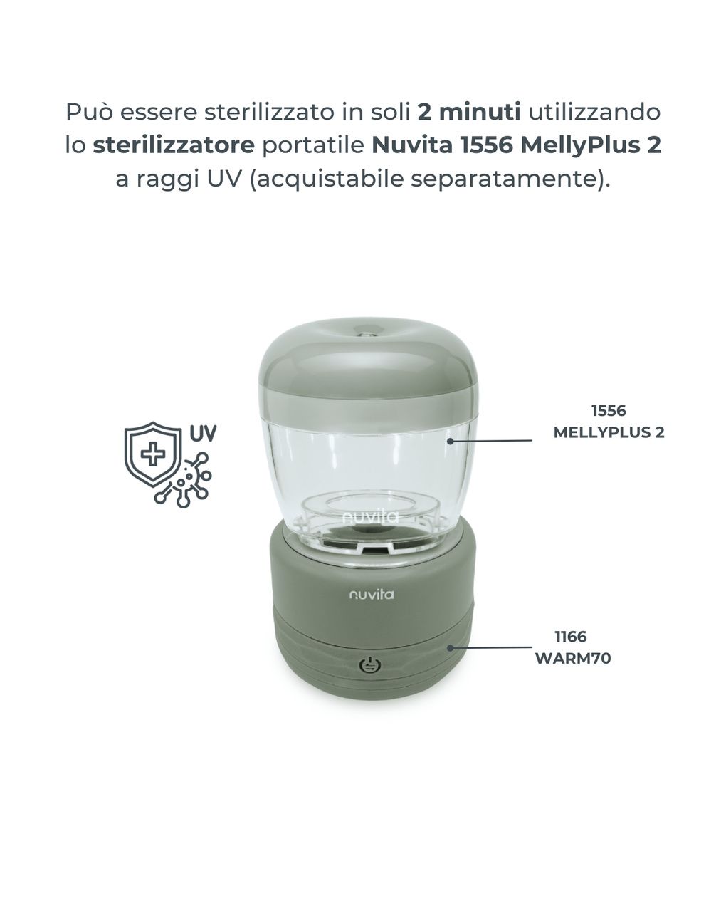 Scaldabiberon portatile universale warm70 - 1166 - nuvita