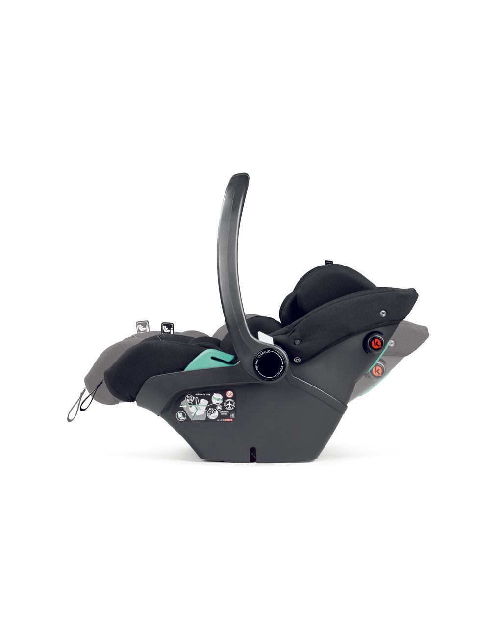 Seggiolino auto reclinabile primo viaggio lounge - true black - peg