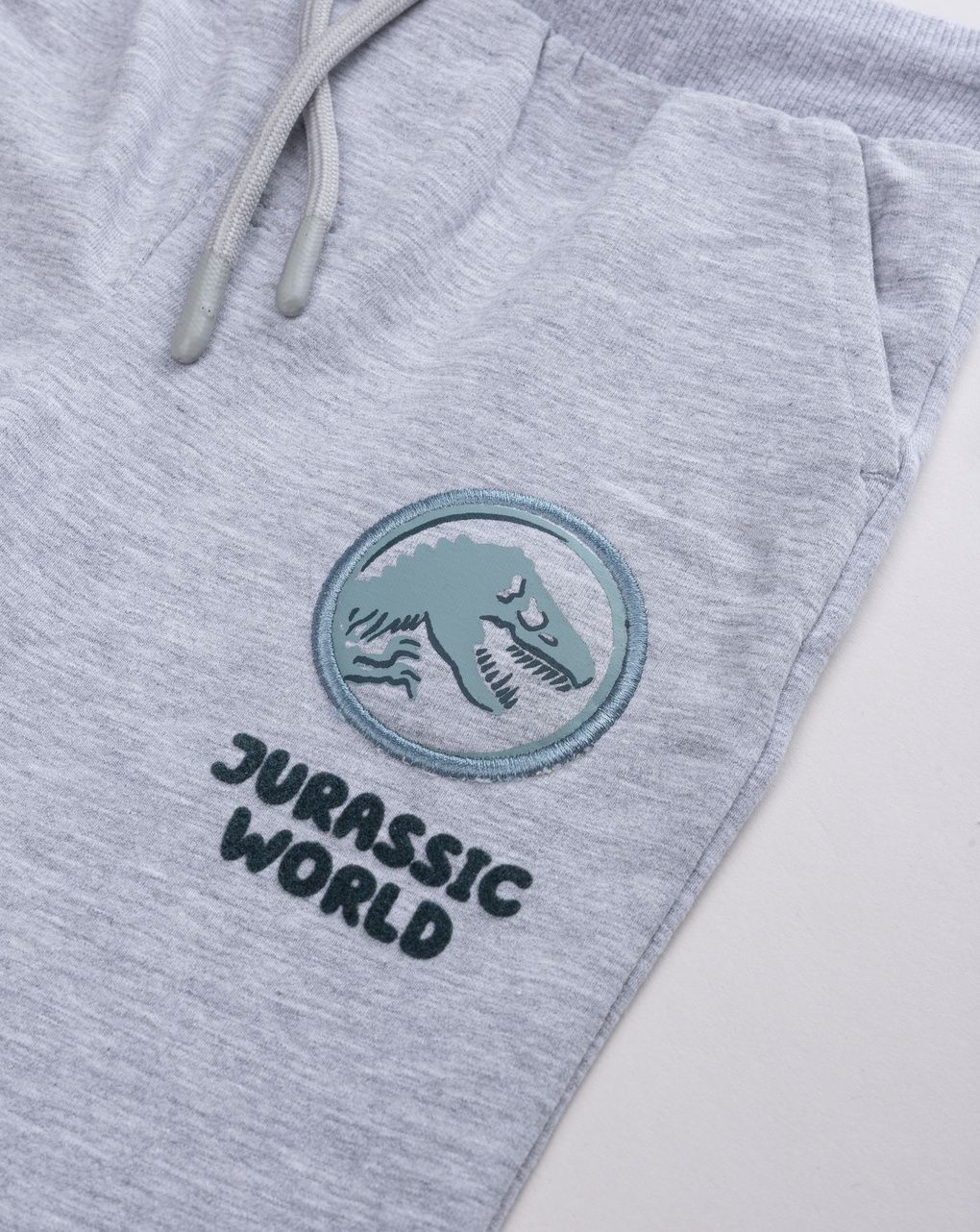 Pantaloni bimbo jurassic party grigio chiaro melange