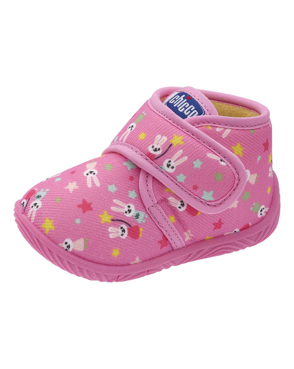 Chicco - scarpe asilo bimba rosa fantasia coniglietti