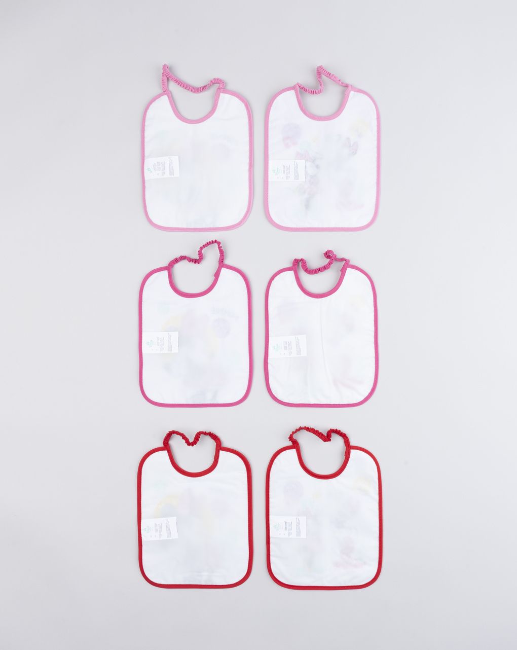 Pack 6 bavaglie bambina disney minnie e paperina