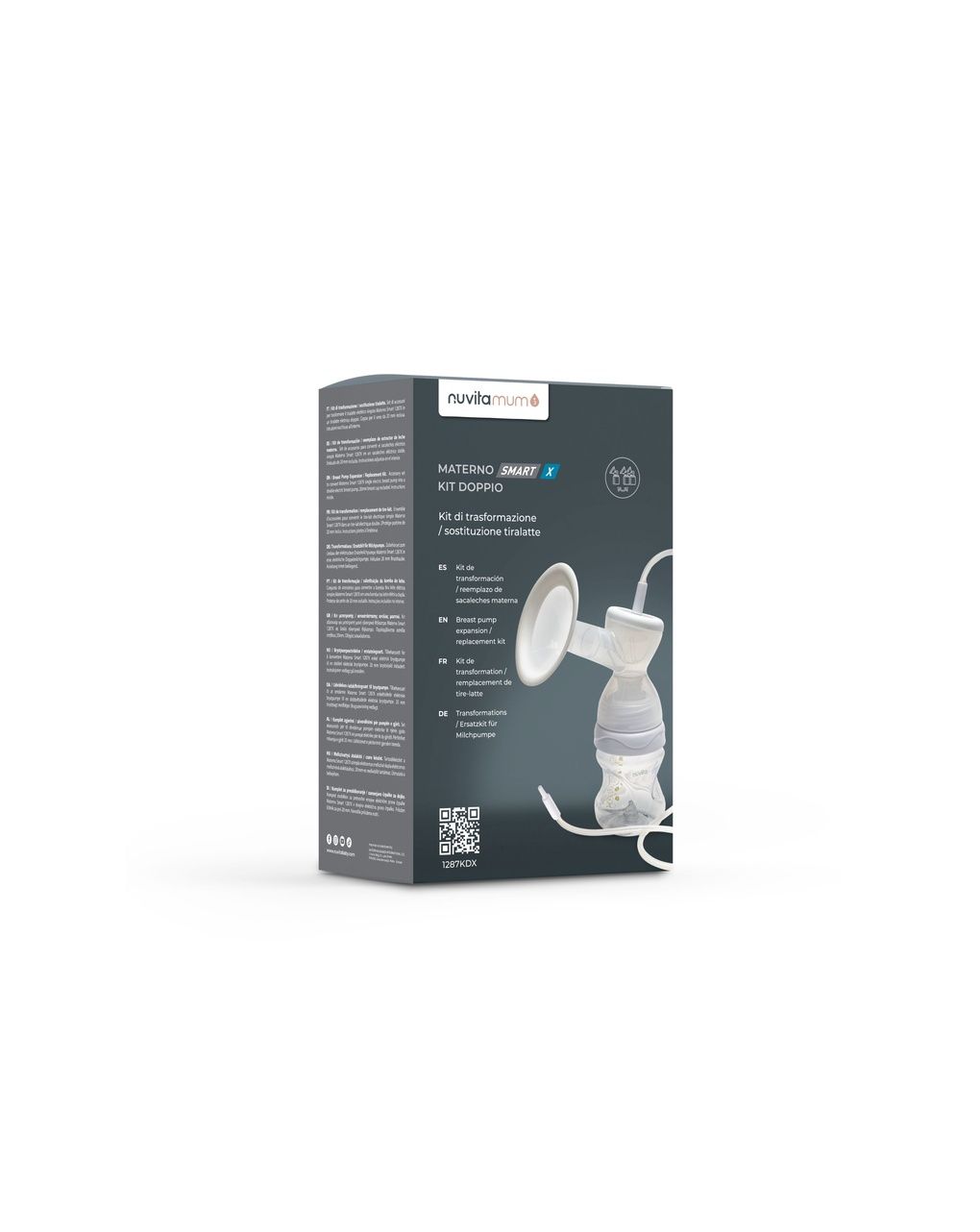 Kit di trasformazione per tiralatte materno smart x singolo - 1287kdx - nuvita