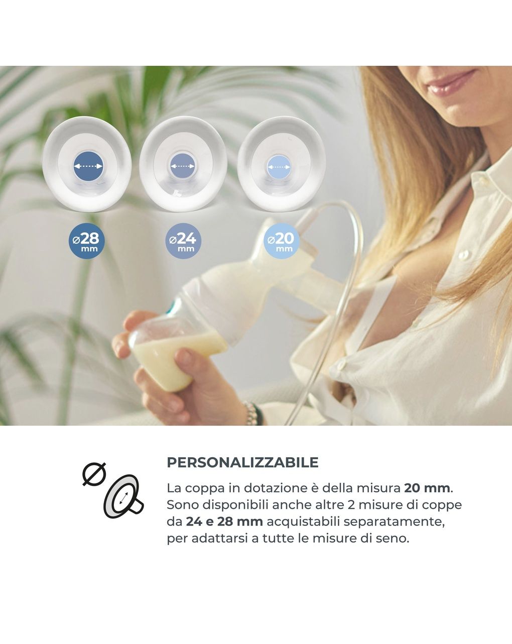 Kit di trasformazione per tiralatte materno smart x singolo - 1287kdx - nuvita